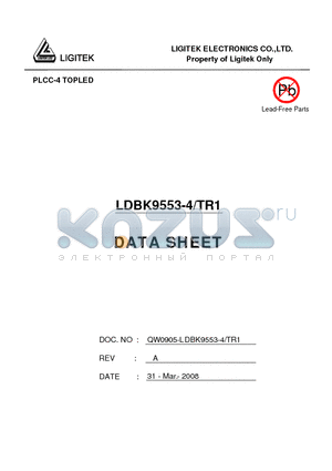 LDBK9553-4-TR1 datasheet - PLCC-4 TOPLED