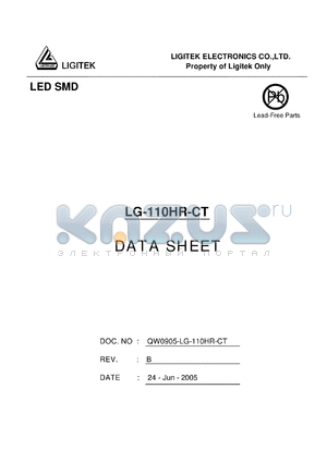 LG-110HR-CT datasheet - LED SMD