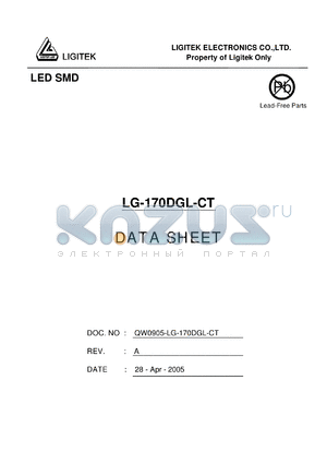 LG-170DGL-CT datasheet - LED SMD