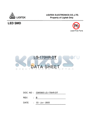 LG-170HR-DT datasheet - LED SMD