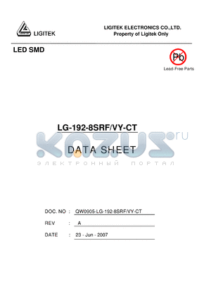 LG-192-8SRF-VY-CT datasheet - LED SMD