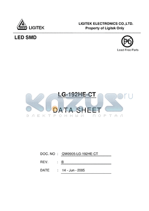 LG-192HE-CT datasheet - LED SMD