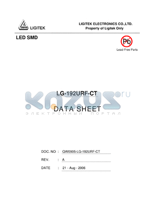 LG-192URF-CT datasheet - LED SMD