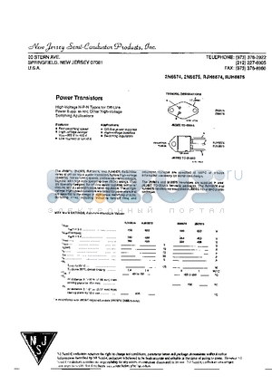 RJH6674 datasheet - POWER TRANSISTORS