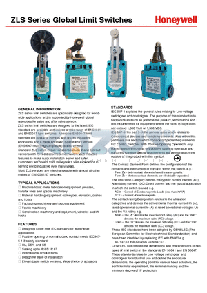 ZLDC04A1AR datasheet - Global Limit Switches