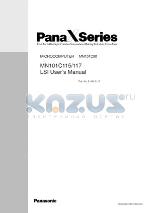 MN101C115 datasheet - LSI Users Manual