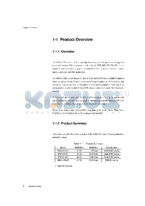 MN101CP01D datasheet - MN101C01A