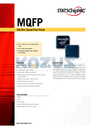 MQFP datasheet - Metric Quad Flat Pack