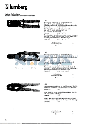 ZP3 datasheet - Modular-Steckverbinder