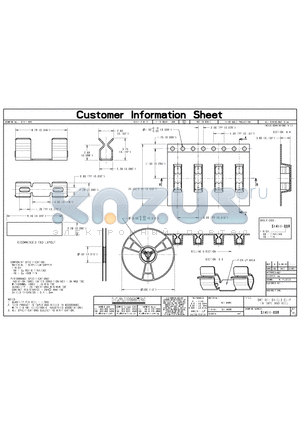 S1411-06R datasheet - SMT RFI SHIELD CLIP IN TAPE AND REEL