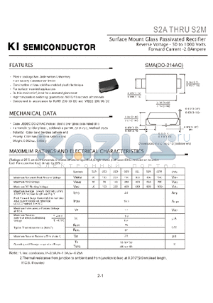 S2B datasheet - Surface Mount Glass Passivated Rectifier