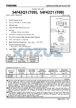 S4F42Q1 datasheet - PANEL CIRCUIT INDICATOR