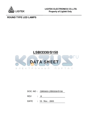 LSBI3330-S150 datasheet - ROUND TYPE LED LAMPS