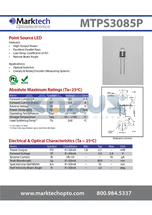 MTPS3085P datasheet - High Output Power