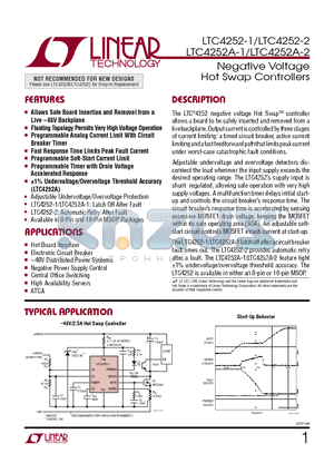 LTC4252-1_12 datasheet - Negative Voltage Hot Swap Controllers
