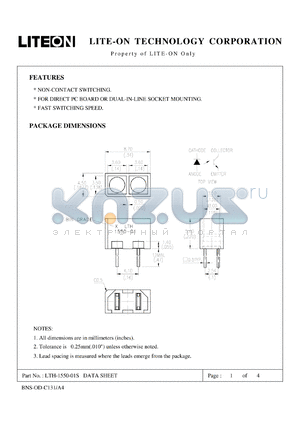 LTH-1550-01S datasheet - Property of LITE-ON Only