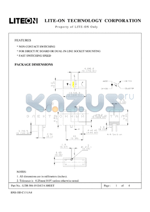 LTH-306-19 datasheet - Property of Lite-On Only