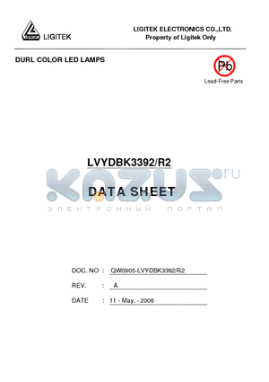 LVYDBK3392/R2 datasheet - DURL COLOR LED LAMPS