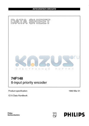 N74F148N datasheet - 8-input priority encoder