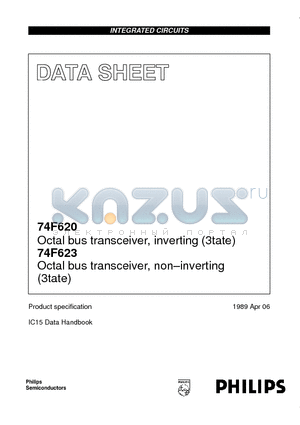 N74F620D datasheet - Octal bus transceiver, inverting 3tate