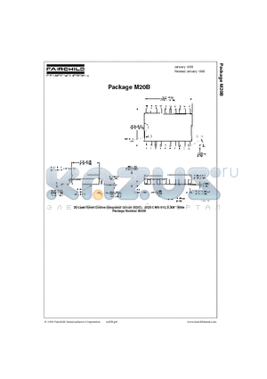 M20B datasheet - Package M20B