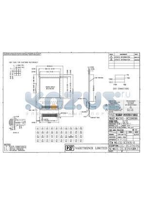 COG-BCD9696-01 datasheet - PREMINARY SPECIFICATION OF MODULE