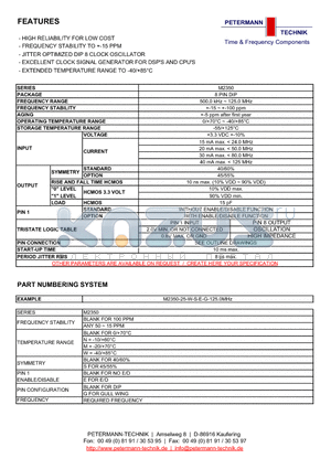 M2350 datasheet - HIGH RELIABILITY FOR LOW COST