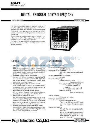 EDS11-80E datasheet - DIGITAL PROGRAM CONTROLLER(1CH)