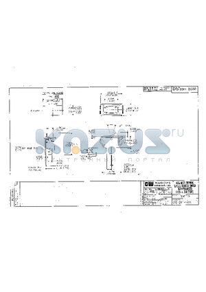 GRS-2011-2000 datasheet - ASSEMBLY DRAWING S.P.S.T. ROCKER SWITCH NON-POLARIZED 1.125 x .550 PANEL