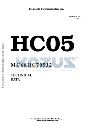 MC68HC705JD datasheet - member of the low-cost