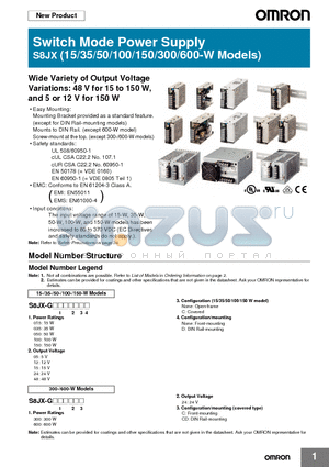 S8JX datasheet - Switch Mode Power Supply