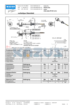 LS04-4A66-PP-BV14755_DE datasheet - (deutsch) LS Level Sensor