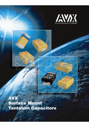 TAJB226M010R datasheet - Surface Mount Tantalum Capacitors