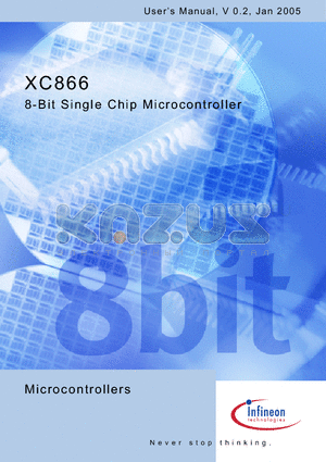 XC866 datasheet - 8-Bit Single Chip Microcontroller