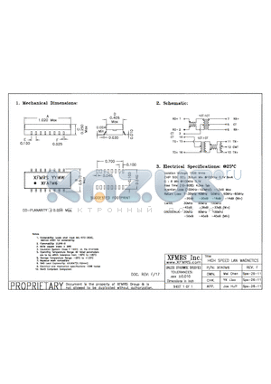 XFATM6B datasheet - UNLESS OTHERWISE SPECIFIED TOLERANCES -0.010 DIMENSIONS IN INCH