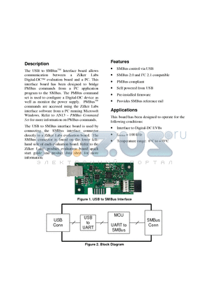 ZLUSBREF01 datasheet - USB to SMBus Reference Design