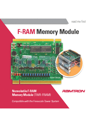 FM25V10 datasheet - Nonvolatile F-RAM Memory Module (TWR-FRAM)