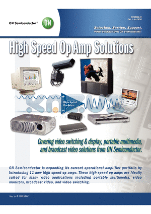 NCS2501 datasheet - Low Power,High Speed,Current Feedback Op Amps