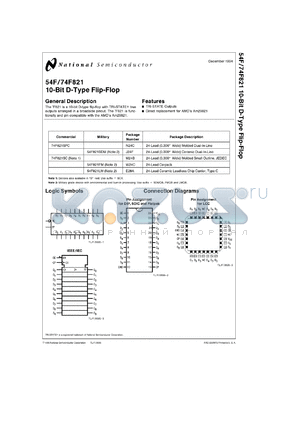 5962-89438013A datasheet - 10-Bit D Flip-Flop