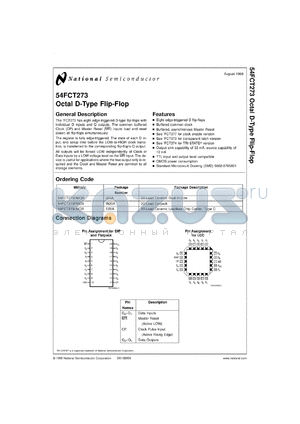 5962-87656012A datasheet - Octal D-Type Flip-Flop