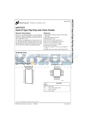 5962-8762701SA datasheet - Octal D-Type Flip-Flop with Clock Enable