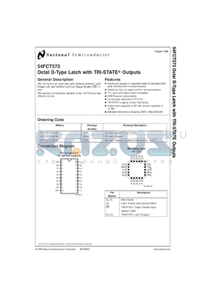 5962-8863901RA datasheet - Octal D-Type Latch with TRI-STATE Outputs