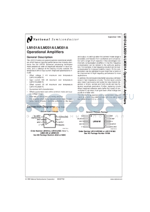 LM101AMW8 datasheet - Operational Amplifier