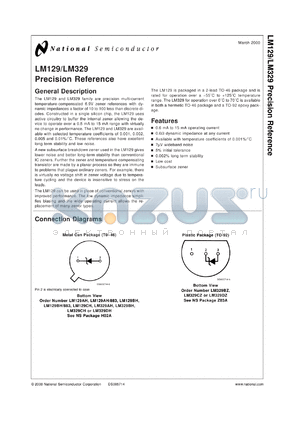 5962-8992101XA datasheet - Precision Reference