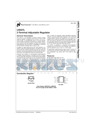 LM337LMX datasheet - 3-Terminal Adjustable Regulator