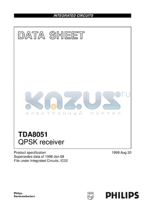 TDA8051T/C1 datasheet - QPSK receiver