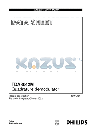 TDA8042M/C1 datasheet - Quadrature demodulator
