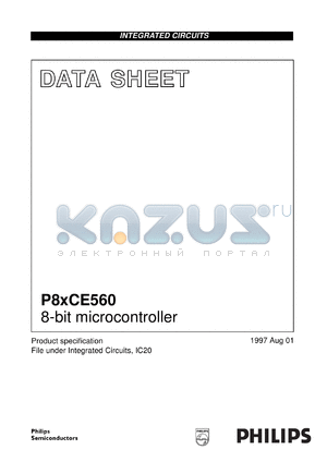 P80CE560EFB/00 datasheet - 8-bit microcontroller