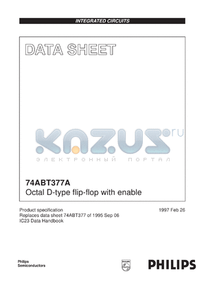 74ABT377N datasheet - Octal D-type flip-flop with enable