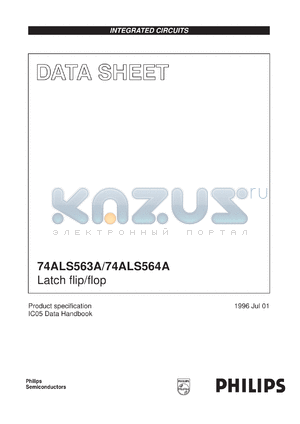 N74ALS563AD datasheet - Latch flip/flop